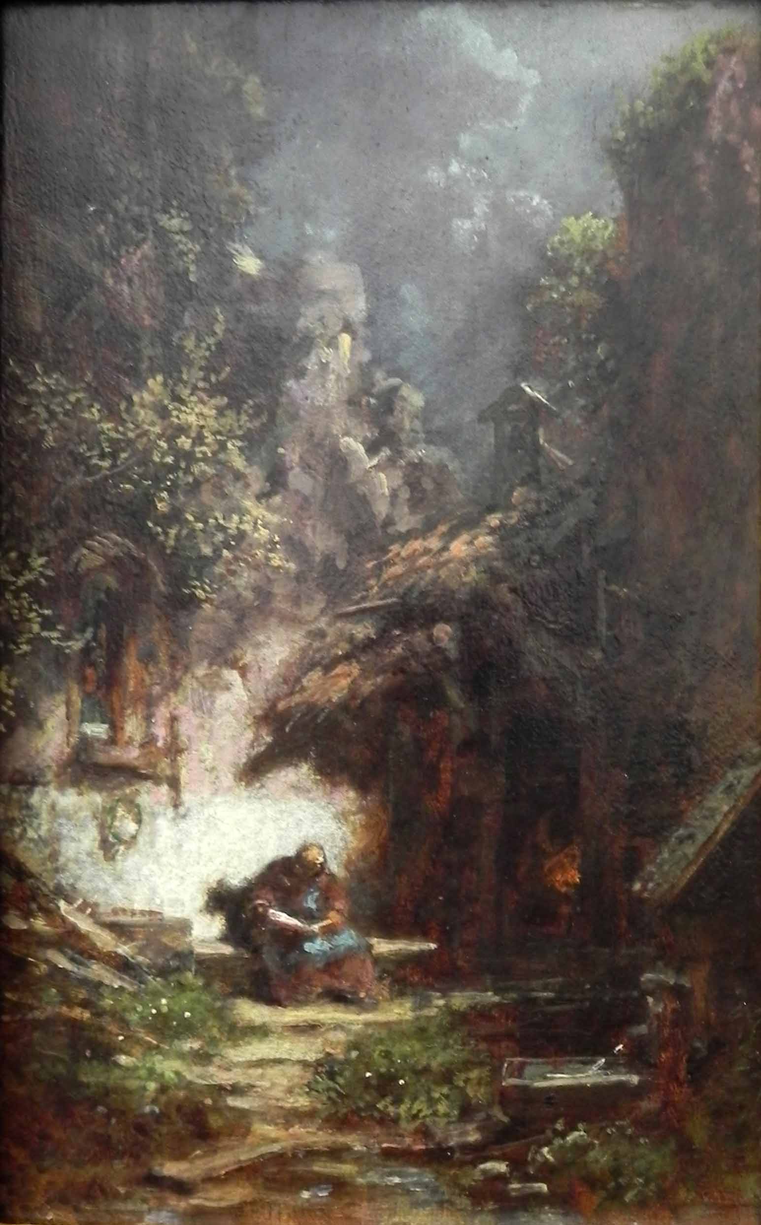 Carl Spitzweg Recluse Reading